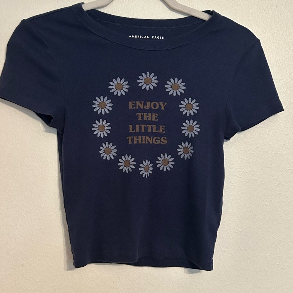 Blue Baby Tee